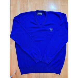 VTG McBriar Sweater University of Kentucky Wildcats Blue Embroidered Men's XL